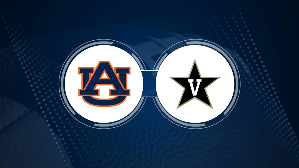 Auburn vs. Vanderbilt: Odds, spread, and over/under - Nov. 2