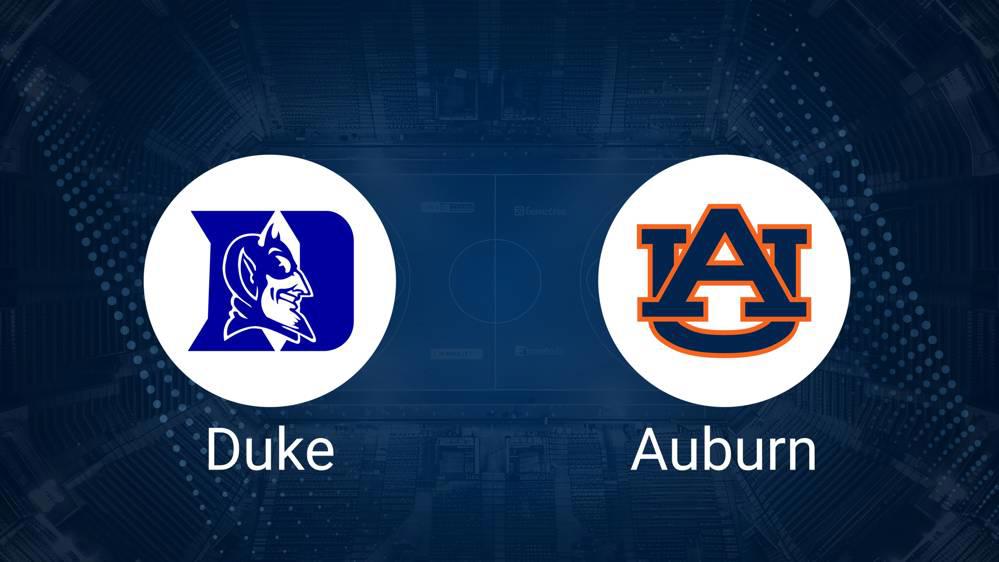 How to Watch Duke vs. Auburn on TV or Live Stream - December 4