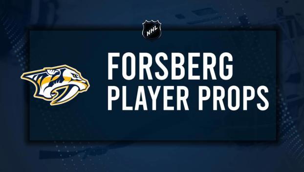 Filip Forsberg Player Prop Bets for the Predators vs. Blackhawks Game - February 7