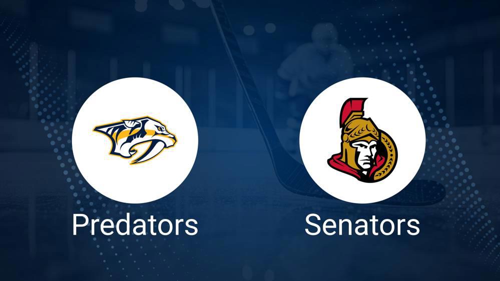 How to Pick the Predators vs. Senators Game with Odds, Spread, Betting Line and Stats – February 3