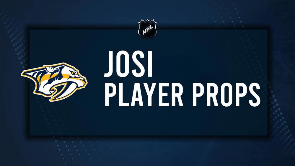Roman Josi Player Prop Bets for the Predators vs. Penguins Game - February 1