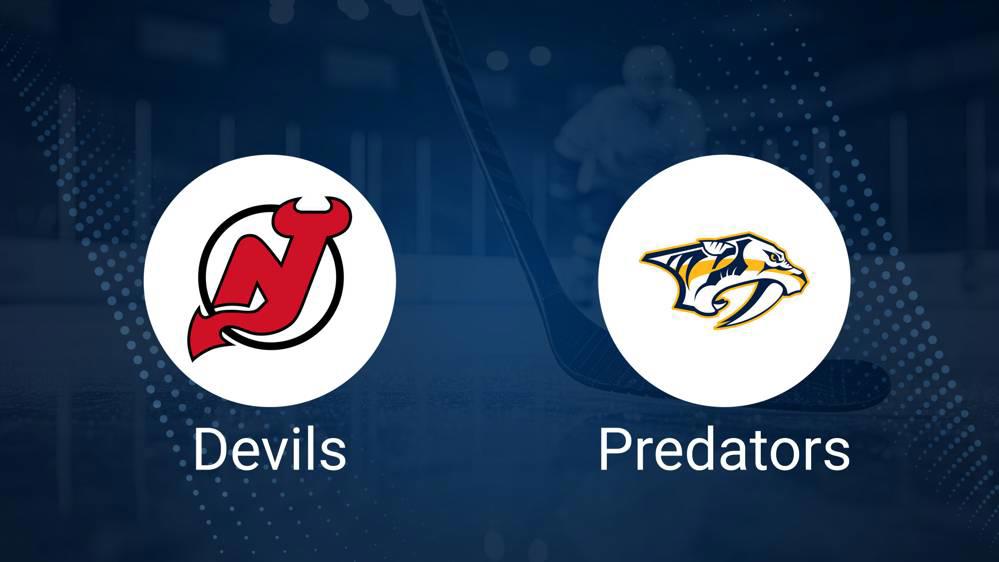 Where to Watch New Jersey Devils vs. Nashville Predators on TV or Streaming Live - February 23